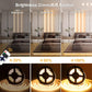 Hicolead COB LED Strip Kits 3M, Dimmable LED Strips with Power Supply and Remote Controller for Room Decoration