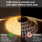 COB LED Strip 3M, Continus Dotless LED Strip Lights with 8mm Width, DC24V, CRI>90 for Bedroom Decoration